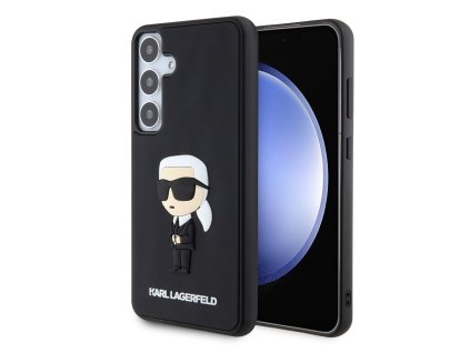 48111 karl lagerfeld 3d dizajn klhcs24m3drkink kryt na samsung galaxy s24 plus gumeny ikonik