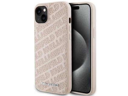 46071 karl lagerfeld diagonal quilted k pattern kryt na iphone 15 klhcp15spqkpmp ruzovy