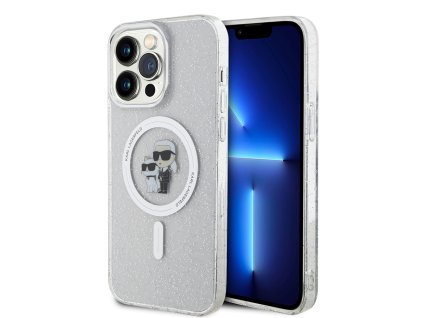 46650 karl lagerfeld glitter magsafe kryt na iphone 15 pro max klhmp15xhgkcnot priehladny karl choupette