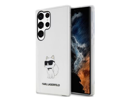 48363 karl lagerfeld hardcase transparent klhcs23lhnchtct kryt na samsung galaxy s23 ultra ikonik choupette