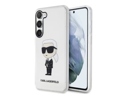 48393 karl lagerfeld hardcase transparent klhcs23mhniktct kryt na samsung galaxy s23 plus ikonik karl lagerfeld