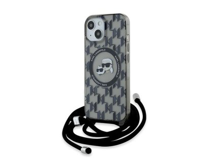 45354 karl lagerfeld iml crossbody kryt s magsafe na iphone 15 klhmp15shckcklck monogram karl choupette head