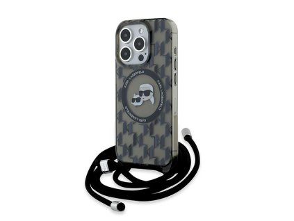 45021 karl lagerfeld iml crossbody kryt s magsafe na iphone 15 pro klhmp15lhckcklck monogram karl choupette head