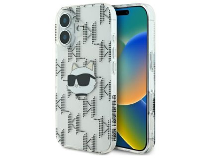 46314 karl lagerfeld iml luxury electroplated kryt na iphone 16 klhcp16shklpcht priesvitna choupette head