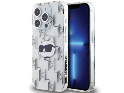 46287 karl lagerfeld iml luxury kryt na iphone 15 pro max klhcp15xhklpcht priesvitny choupette head monogram