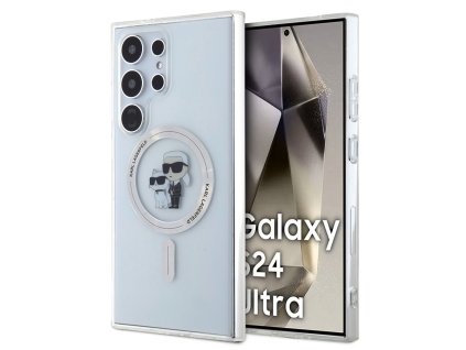54945 karl lagerfeld iml magsafe klhms24lhgkcnot ochranny kryt s magsafe a motivom karl choupette pre samsung galaxy s24 ultra priehladny