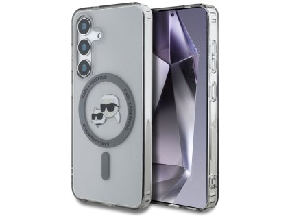 54825 karl lagerfeld iml magsafe klhms25shlskck kryt pre samsung galaxy s25 metal karl choupette heads