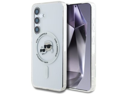 54837 karl lagerfeld iml magsafe klhms25shlskch kryt pre samsung galaxy s25 metal karl choupette head