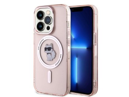 44670 karl lagerfeld iml magsafe kryt na iphone 14 pro max klhmp14xhfccnop ruzova choupette