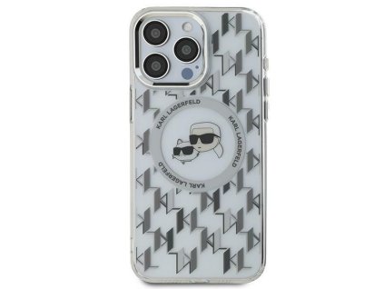 45342 karl lagerfeld iml magsafe kryt na iphone 15 klhmp15shmckmht priesvitny monogram karl choupette hlava