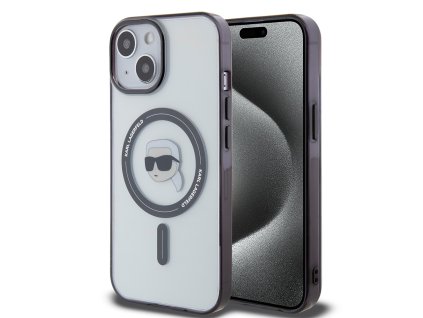 45006 karl lagerfeld iml magsafe kryt na iphone 15 plus klhmp15mhkhnotk priesvitna karl hlava