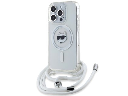 45318 karl lagerfeld iml magsafe kryt na iphone 15 pro max klhmp15xhcchnt ciry choupette hlava a snurka