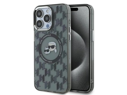 45306 karl lagerfeld iml magsafe kryt na iphone 15 pro max klhmp15xhmckmhk monogram karl choupette hlava