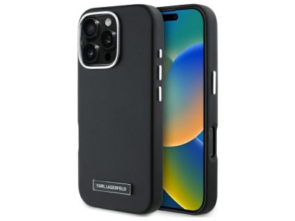 42525 karl lagerfeld kozeny obal magsafe klhmp16xpgmsrpk iphone 16 pro max cierna fw kovova platna