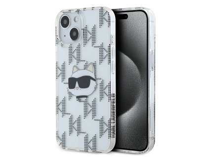 42579 karl lagerfeld luxusny obal iml klhcp15shklpcht iphone 15 transparentna hlava choupette monogram