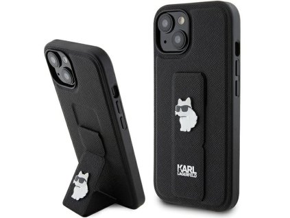 42543 karl lagerfeld obal so stojanom saffiano klhcp15sgsachpk iphone 15 choupette