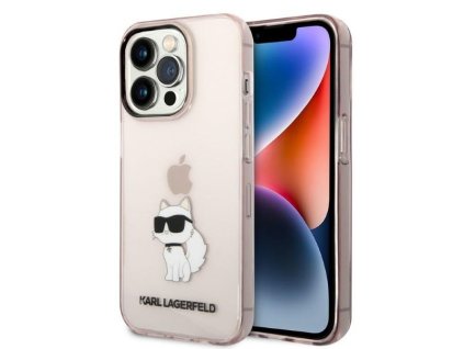 46404 karl lagerfeld pevny kryt klhcp14xhnchtcp na iphone 14 pro max ruzovy ikonik choupette