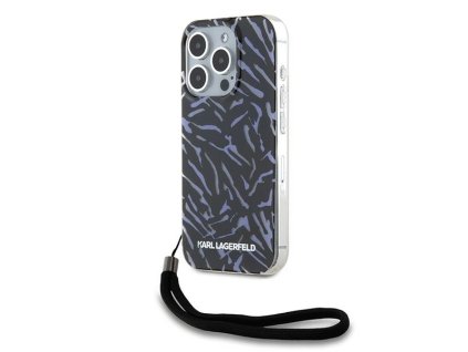 46422 karl lagerfeld pevny kryt klhcp15xhzbpkccu na iphone 15 pro max fialovy zebra so snurkou