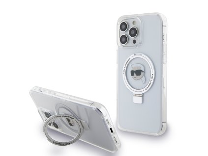 43257 karl lagerfeld pevny kryt s prstenom a magsafe na iphone 15 pro max klhmp15xhmrskhh biely karl head