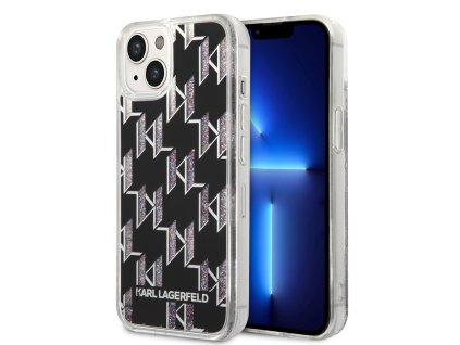 46185 karl lagerfeld pevny kryt s tekutymi trblietkami na iphone 14 klhcp14slmnmk monogram