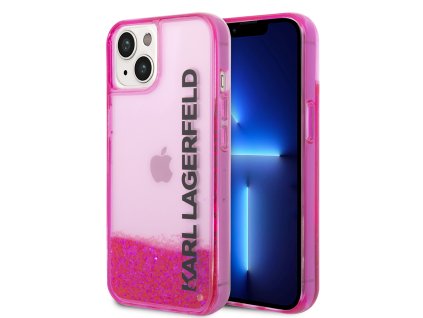 46158 karl lagerfeld pevny kryt s tekutymi trblietkami na iphone 14 plus klhcp14mlckvf ruzovy elong