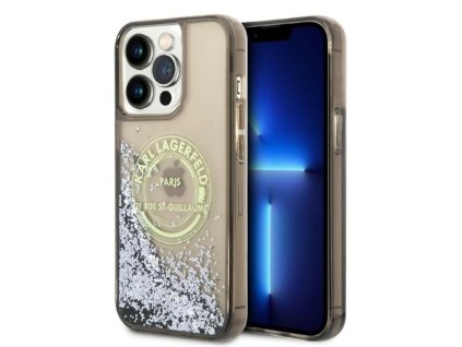 46200 karl lagerfeld pevny kryt s tekutymi trblietkami na iphone 14 pro max klhcp14xlcrsgrk rsg