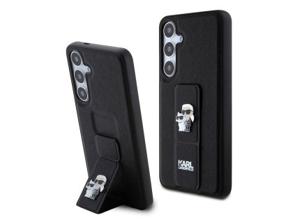 48153 karl lagerfeld saffiano gripstand klhcs24mgsakcpk kryt na samsung galaxy s24 plus karl choupette