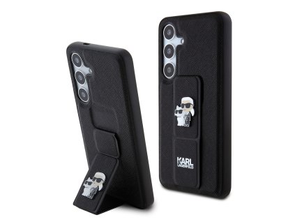 48165 karl lagerfeld saffiano gripstand klhcs24sgsakcpk kryt na samsung galaxy s24 karl choupette