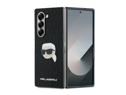 49038 karl lagerfeld saffiano tvrdy obal na telefon klhczfd6pgkskihk samsung galaxy z fold6 monogram head pin
