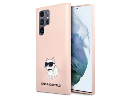 48258 karl lagerfeld silicone klhcs23lsnchbcp kryt na samsung galaxy s23 ultra ruzovy choupette