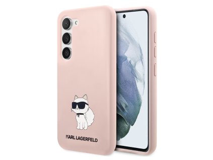 48297 karl lagerfeld silicone klhcs23ssnchbcp kryt na samsung galaxy s23 ruzovy choupette