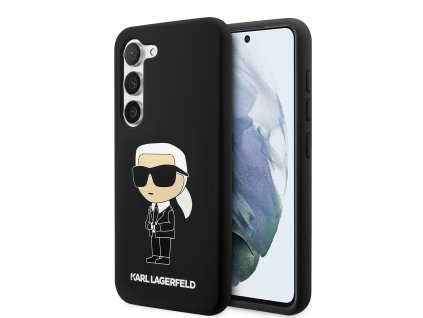 48300 karl lagerfeld silicone klhcs23ssnikbck kryt na samsung galaxy s23 ikonik