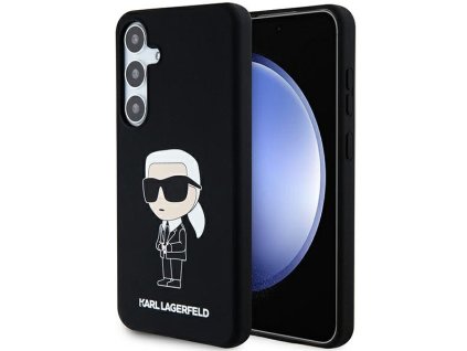 48216 karl lagerfeld silicone klhcs24msnikbck kryt na samsung galaxy s24 plus ikonik