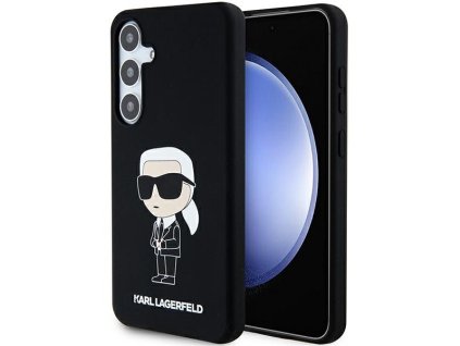 48234 karl lagerfeld silicone klhcs24ssnikbck kryt na samsung galaxy s24 ikonik