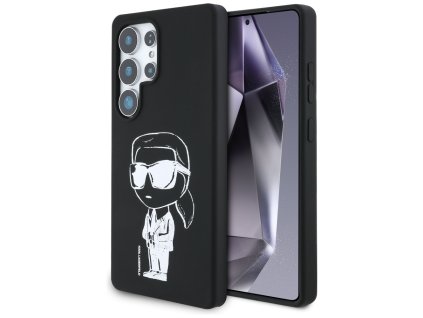 55089 karl lagerfeld silicone graffiti magsafe klhms25lpnykgrtk silikonovy ochranny kryt s magsafe a graffity ikonik motivom pre samsung galaxy s25 ultra cierny