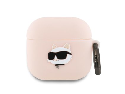 54159 karl lagerfeld silicone choupette head 3d kla4runchp obal pre apple airpods 4 ruzovy