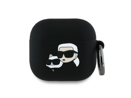54165 karl lagerfeld silicone karl choupette head 3d kla4runkchk obal pre apple airpods 4 cierny