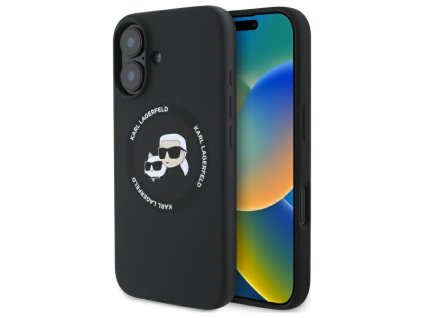 49614 karl lagerfeld silicone magsafe silikonovy obal klhmp16sskchtck iphone 16 karl choupette head