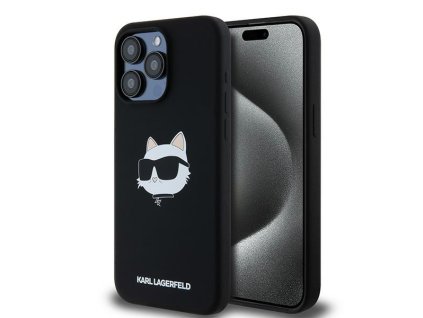 45201 karl lagerfeld silikonovy kryt s magsafe na iphone 15 pro klhmp15lschpplk choupette hlava