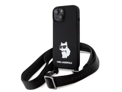 42561 karl lagerfeld silikonovy obal crossbody klhcp15sscbscnk iphone 15 choupette