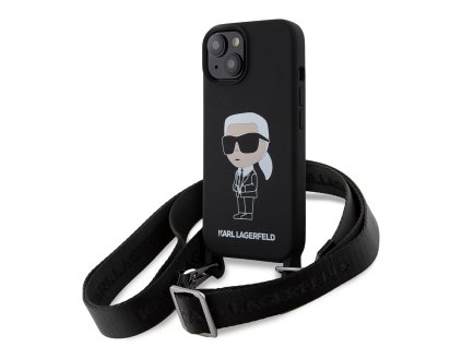 42570 karl lagerfeld silikonovy obal crossbody klhcp15sscbsknk iphone 15 ikonik