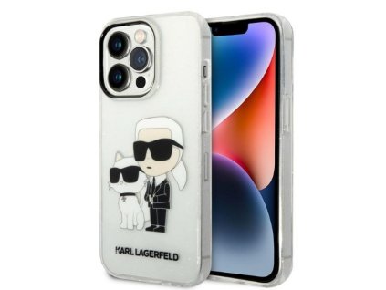 45621 karl lagerfeld trblietavy pevny kryt klhcp14lhnkctgt na iphone 14 pro priehladny karl choupette