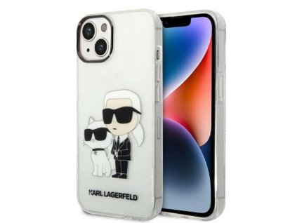 46437 karl lagerfeld trblietavy pevny kryt klhcp14mhnkctgt na iphone 14 plus priehladny karl choupette