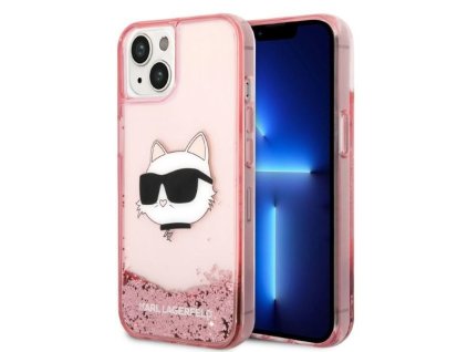 46155 karl lagerfeld trblietavy pevny kryt klhcp14mlnchcp na iphone 14 plus ruzova choupette head