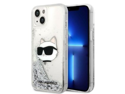 46152 karl lagerfeld trblietavy pevny kryt klhcp14mlnchcs na iphone 14 plus strieborna choupette head