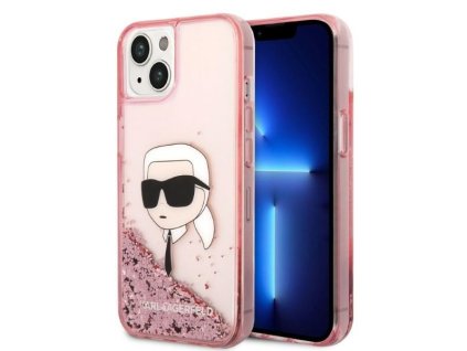 46167 karl lagerfeld trblietavy pevny kryt klhcp14mlnkhcp na iphone 14 plus ruzovy karl head