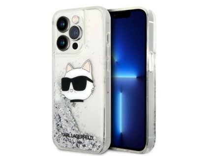 46212 karl lagerfeld trblietavy pevny kryt klhcp14xlnchcs na iphone 14 pro max strieborna choupette head