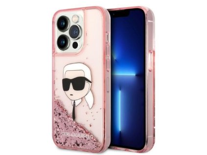 46221 karl lagerfeld trblietavy pevny kryt klhcp14xlnkhcp na iphone 14 pro max ruzovy karl head