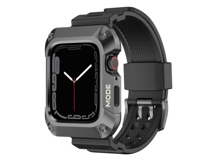 47328 lito box metal ruggedarmor puzdro remienok ls002 apple watch 7 8 9 45mm sivy