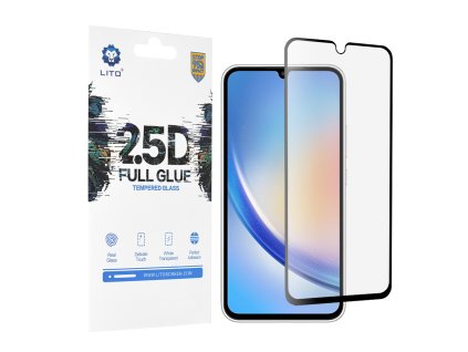 47217 lito 2 5d fullglue glass samsung galaxy a34 5g tvrdene sklo cierne